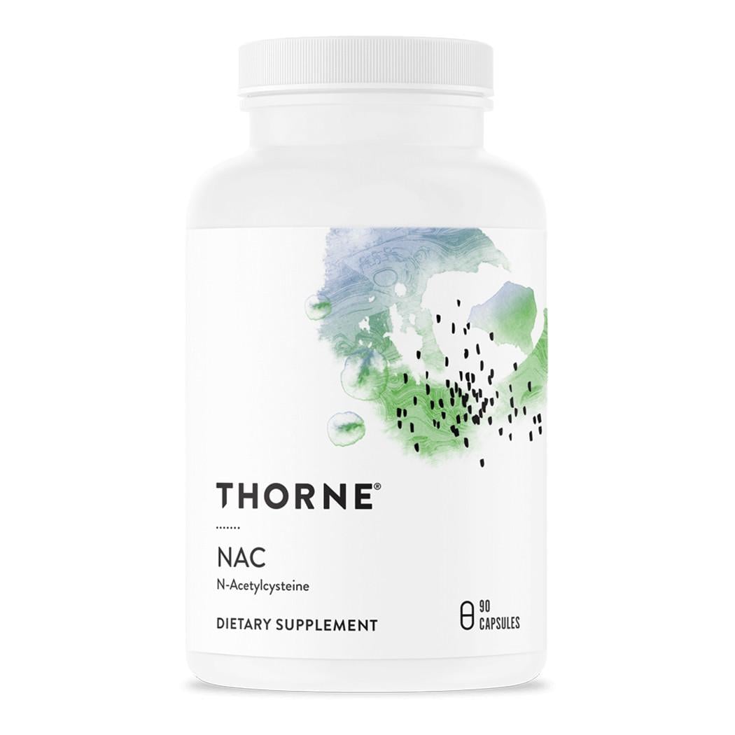 N-ацетилцистеин Thorne Research NAC N-Acetyl Cysteine 500 мг 90 капс. (20361-01)