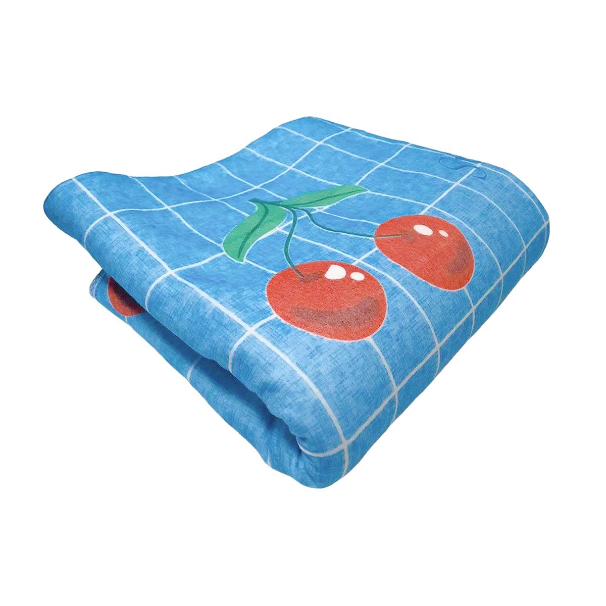 Електропростирадло двоспальне Electric Blanket Вишні 150х160 см (1008780-LightBlue) - фото 3