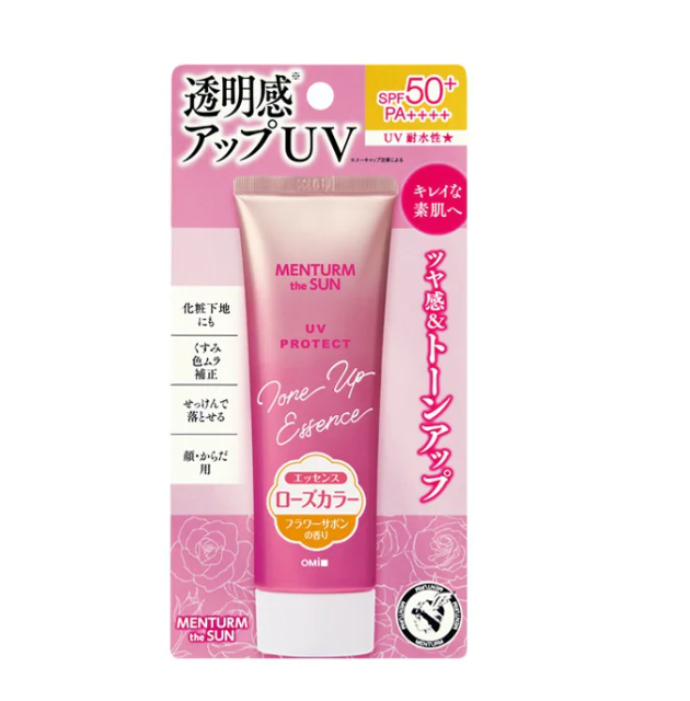 Эссенция для выравнивания тона кожи Omi Brotherhood Menturm Sun UV Protect Tone Up Essence Rose 80 мл.