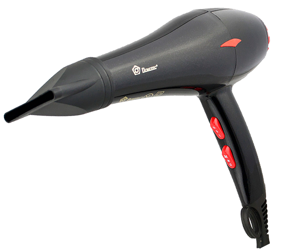 Фен для волос Domotec MS-0390 с концентратором 2600W Черный (lp-91612_283)