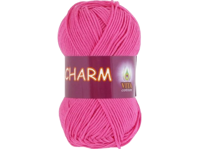 Пряжа Vita Cotton Charm 4155 малина (3326)