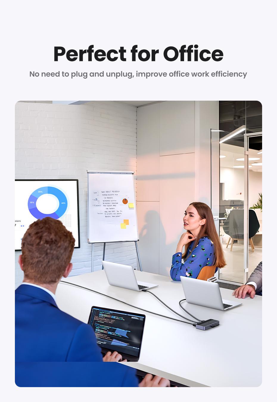 Перемикач KVM HDMI Ugreen на 2 комп'ютери 4K 60Hz USB 2.0 (15707) - фото 13