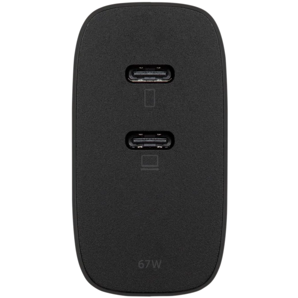 Зарядное устройство Native Union Fast GaN Charger PD 67 W Dual USB-C Port Black (FAST-PD67-BLK-INT) - фото 6