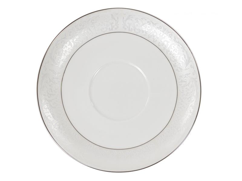 Чайний набір Lefard Класика 440-112 на 6 персон чашки з хромовою облямівкою 200 мл Білий - фото 4 Чайний набір Lefard Класика 440-112 на 6 персон чашки з хромовою облямівкою 200 мл Білий - фото 4