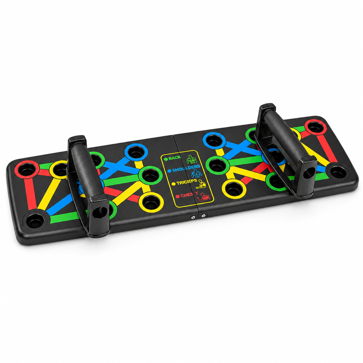 Дошка для віджимань Foldable Push Up Board 14в1 Чорний (6671)