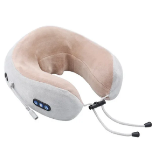 Ортопедическая массажная подушка U-Shaped Upgrade Vibration Pillow (758626)