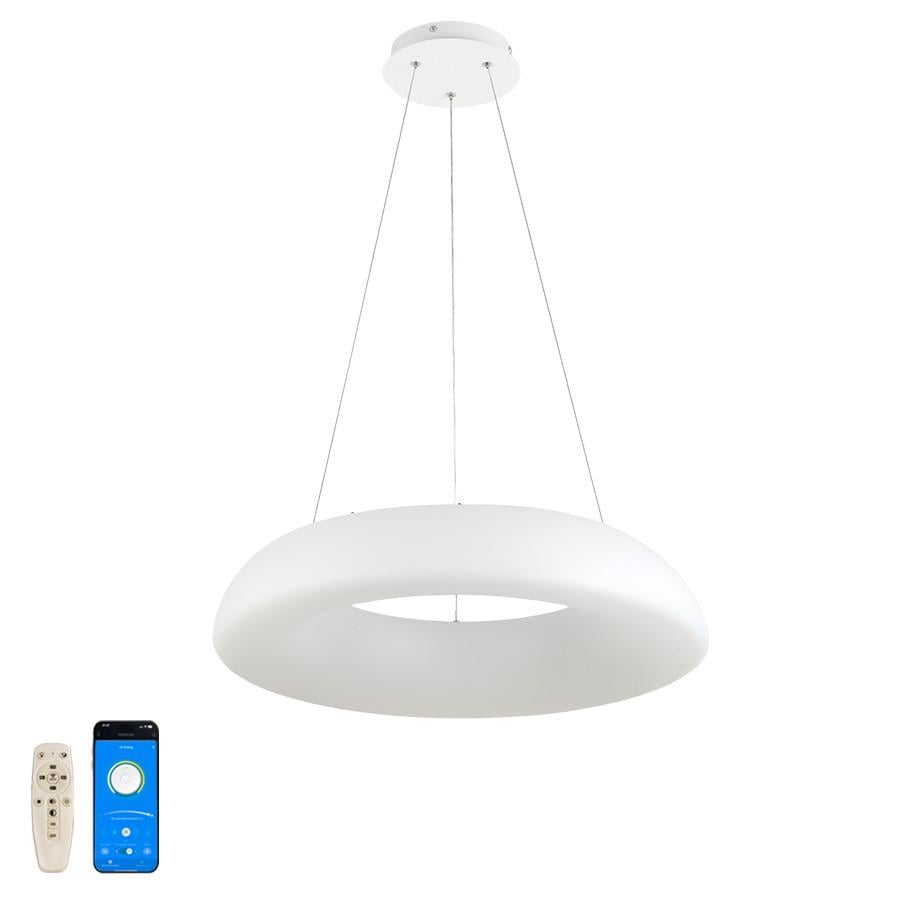 Люстра LED 797MD6018AP 580 с пультом 80W