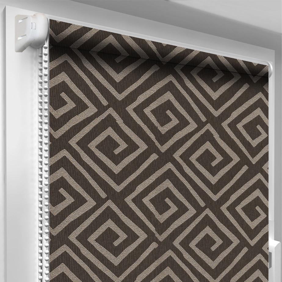 Рулонная штора DECO SHARM В1027 675х1700 мм Шоколадный (В1027-12)