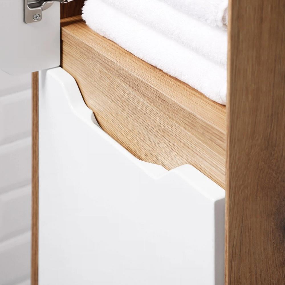 Пенал подвесной MVK Vostok Mirri 30 эмаль левый 300х300х1700 мм Белый матовый (mrp130wh-1) - фото 7 Пенал подвесной MVK Vostok Mirri 30 эмаль левый 300х300х1700 мм Белый матовый (mrp130wh-1) - фото 7