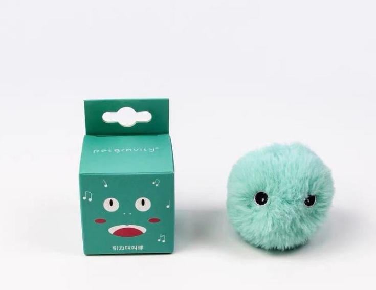 Іграшка інтерактивна м'ячик волохатий для кішок зі звуками птахів 10080 5 см Блакитний (4548064) Іграшка інтерактивна м'ячик волохатий для кішок зі звуками птахів 10080 5 см Блакитний (4548064)