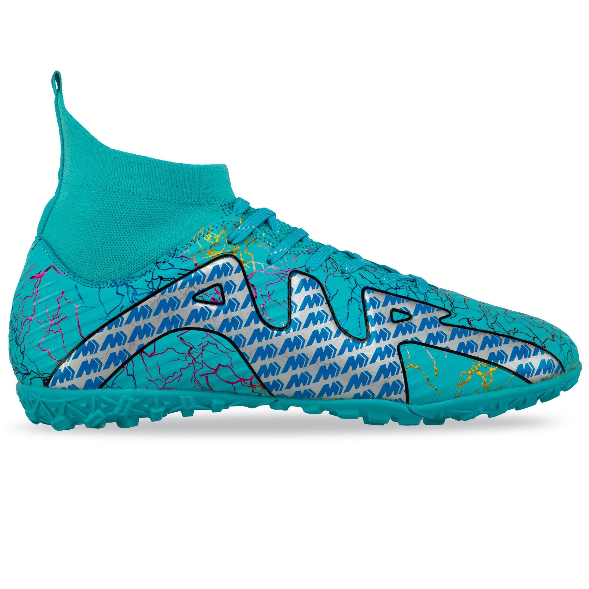 Сороконожки футбольные S-LieNiao CK15-1-39-45-2 р. 42 Бирюзовый/Синий/Серебряный