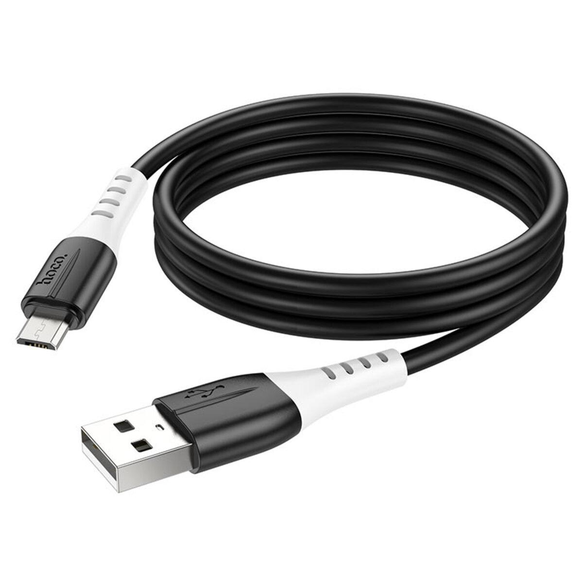Кабель Hoco X82 USB to Micro-USB Silicone 1 м Black (10685208)