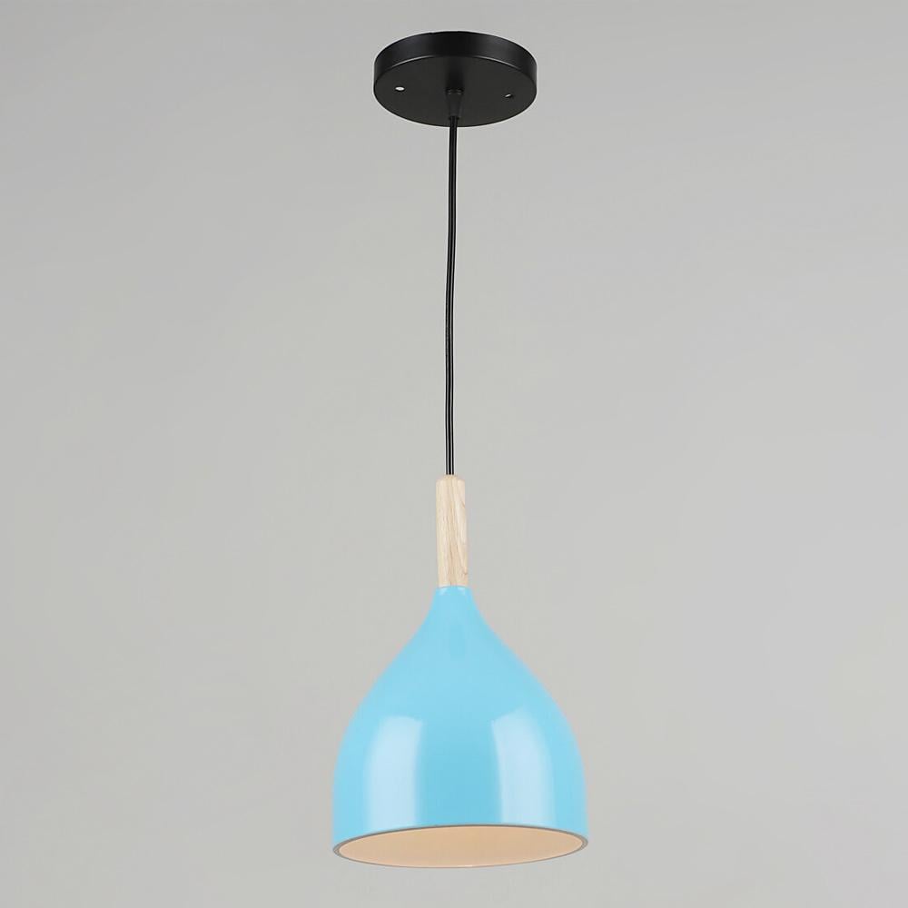 Люстра подвесная Light House SRS-19241/1H BK Голубой/Черный