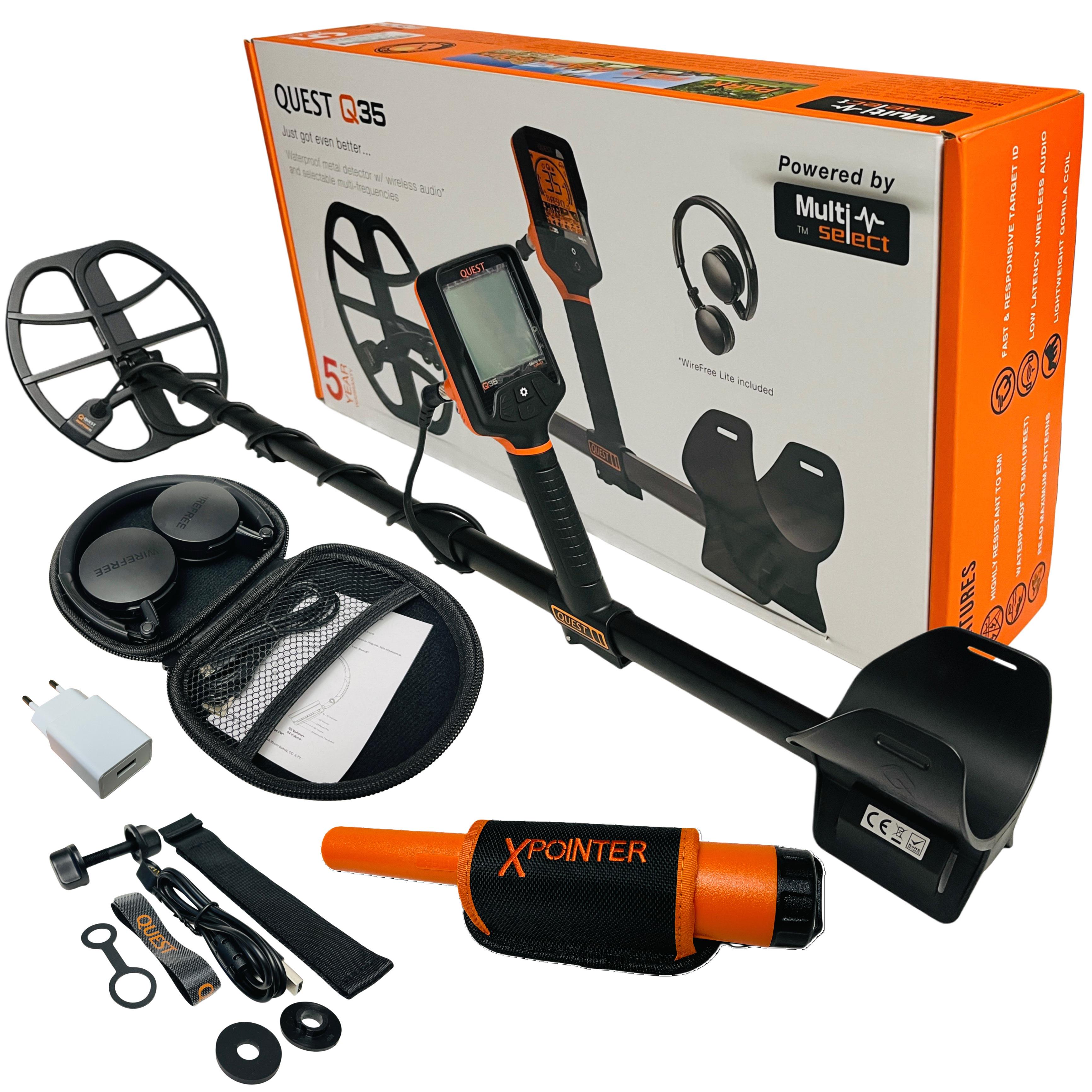Металлоискатель Quest Q35 многочастотный (26788546)