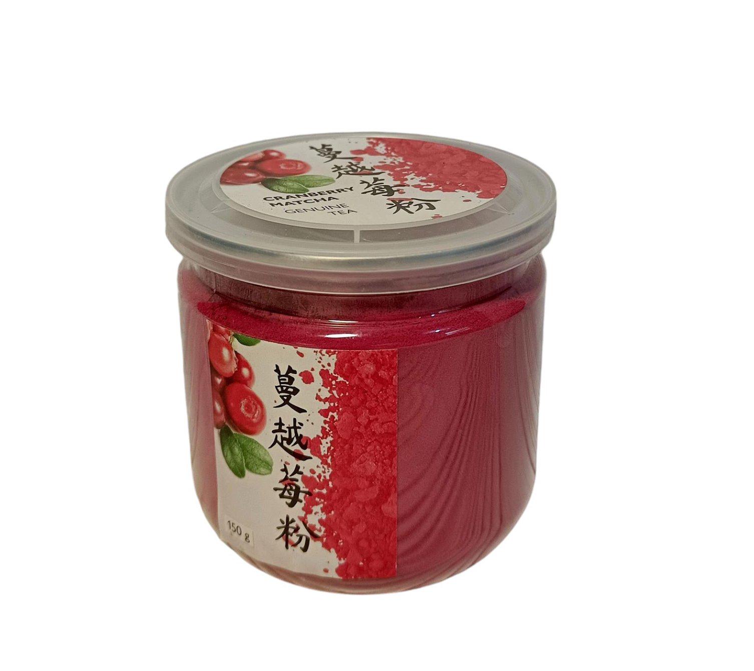 Чай Матча червоний журавлина Османтус Сranberry Matcha Genuine Tea 150 г (58284)