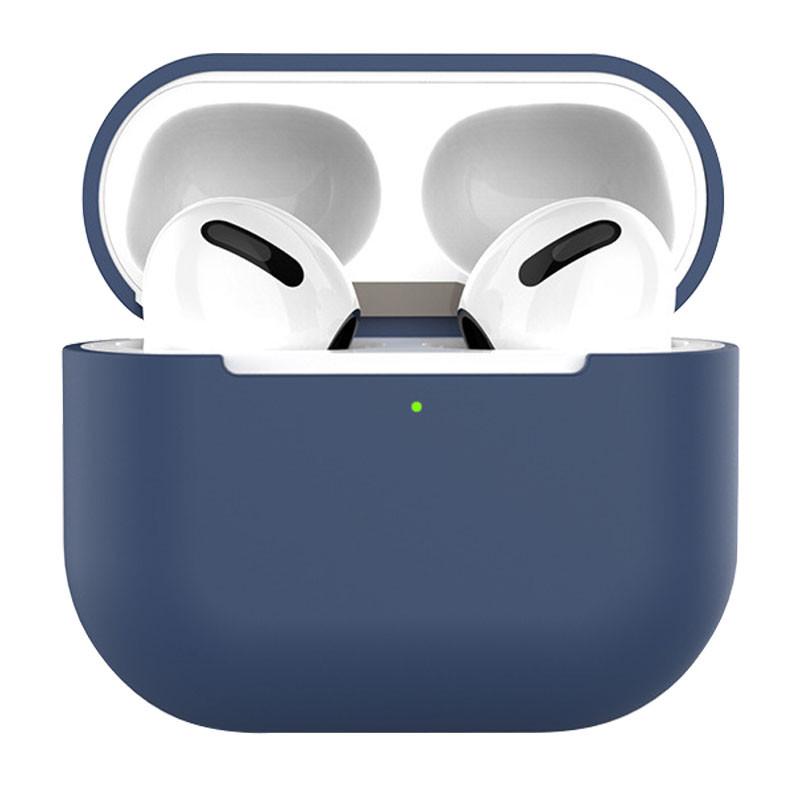 Футляр силиконовый противоударный для наушников AirPods 3 Midnight blue