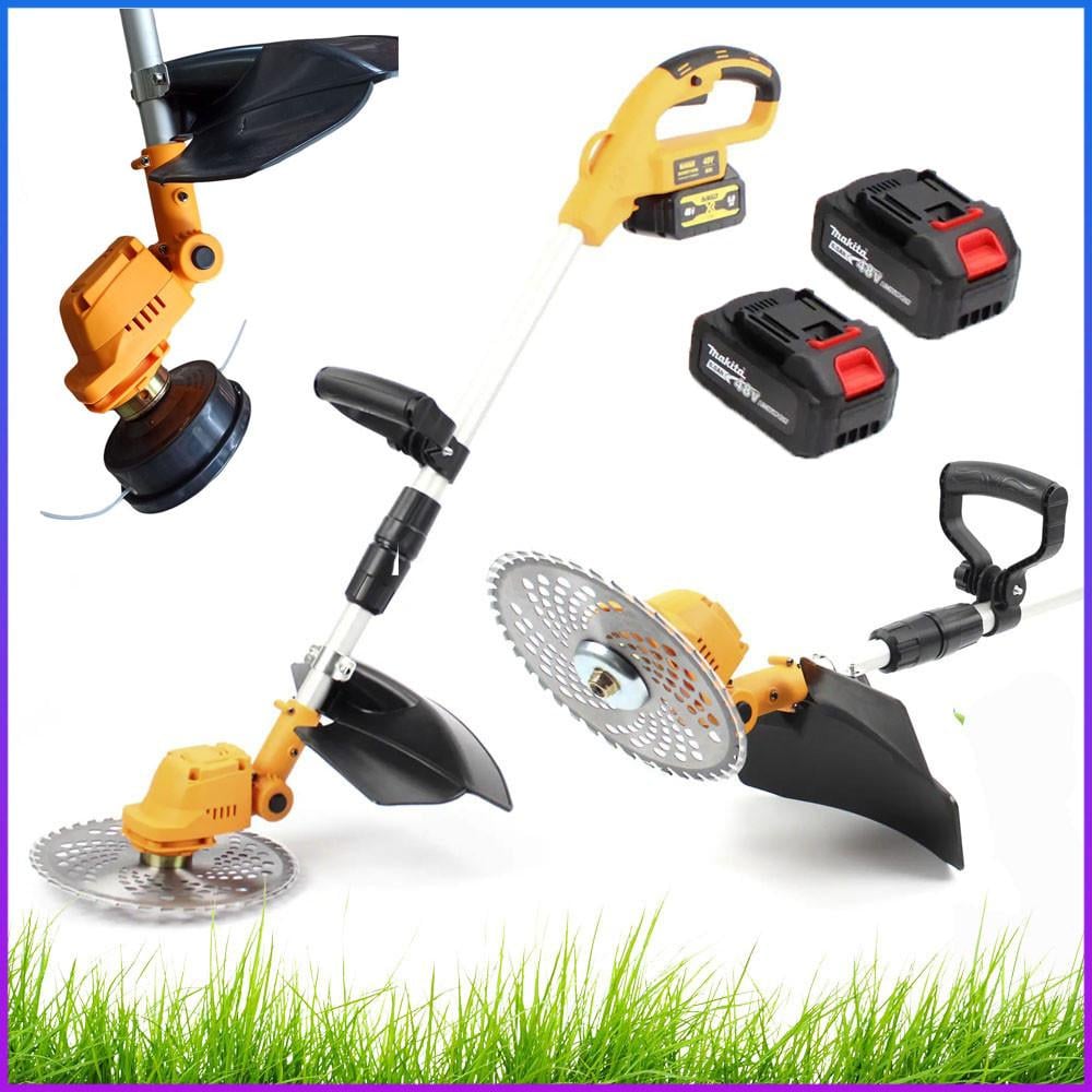 Акумуляторний безщітковий тример із телескопічною штангою 2 акумулятори THO 48 V - фото 2