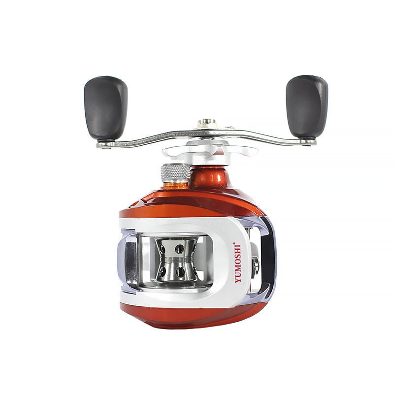 Катушка мультипликаторная рыболовная Yumoshi LV 201 Left Orange Катушка мультипликаторная рыболовная Yumoshi LV 201 Left Orange
