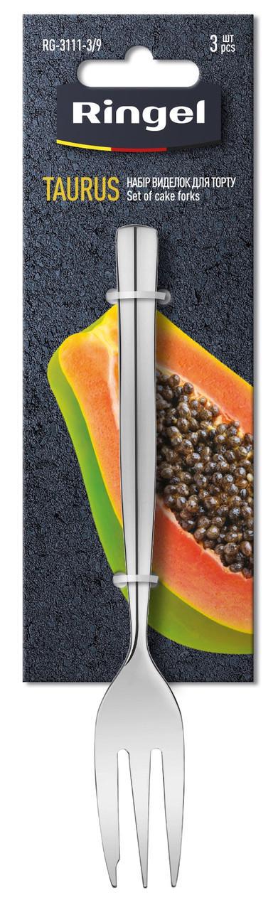 Набор столовых приборов Ringel Taurus для торта 3 шт. (RG-3111-3/9) Набор столовых приборов Ringel Taurus для торта 3 шт. (RG-3111-3/9)