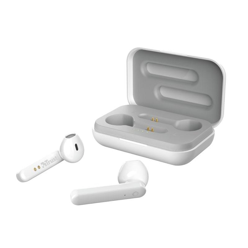 Наушники беспроводные Bluetooth Trust Primo Touch True Wireless White (iz15492) - фото 7