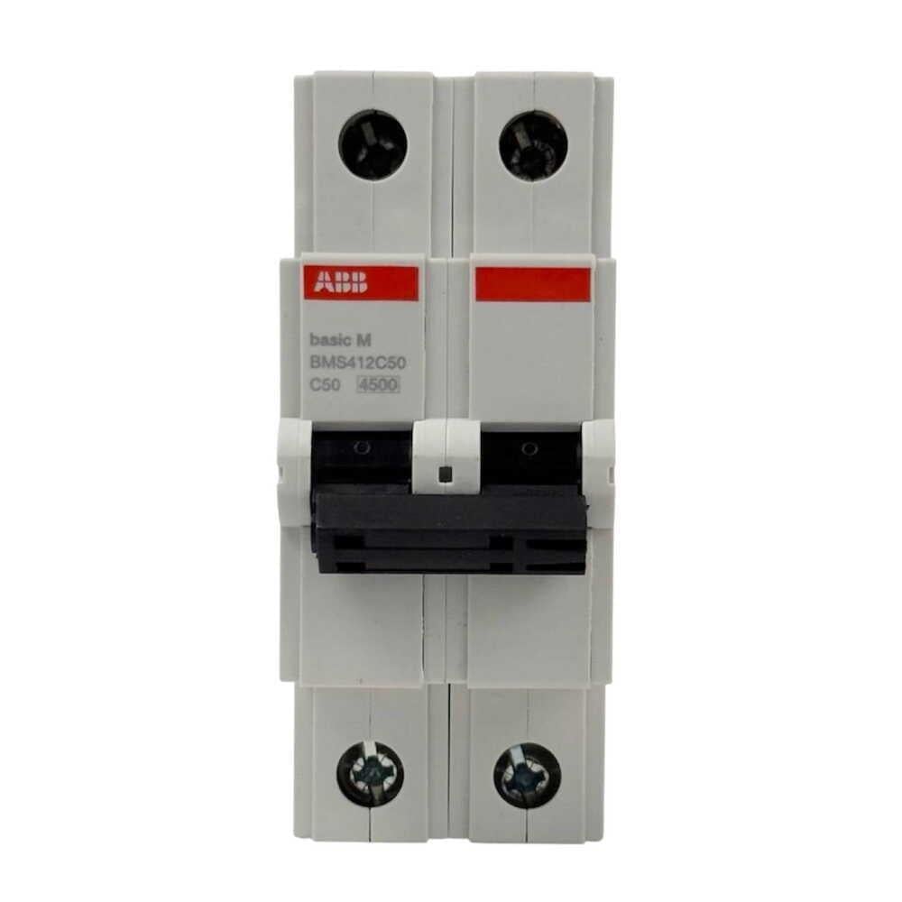 Автоматичний вимикач ABB basic M 2P C50 (2CDS642041R0504)