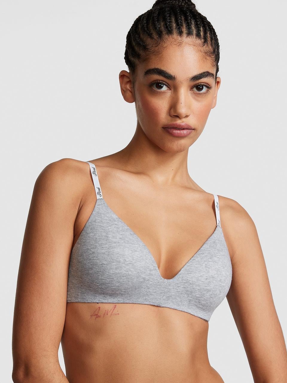Бюстгальтер Victoria's Secret LIGHTLY LINED 70C Серый (2421308136)