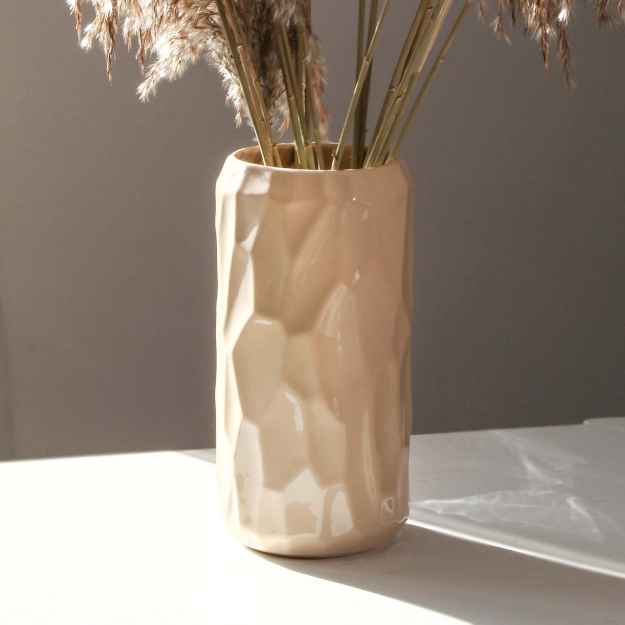 Ваза керамічна Nana ceramics Яра 28 см Кремовий (2788470239)