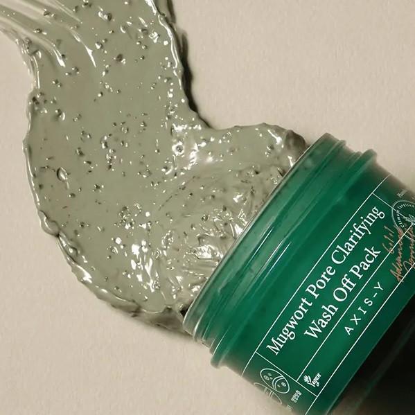 Маска глиняная очистительная для проблемной кожи Axis-Y Mugwort Pore Clarifying Wash Off Pack 100 мл (2855639456)