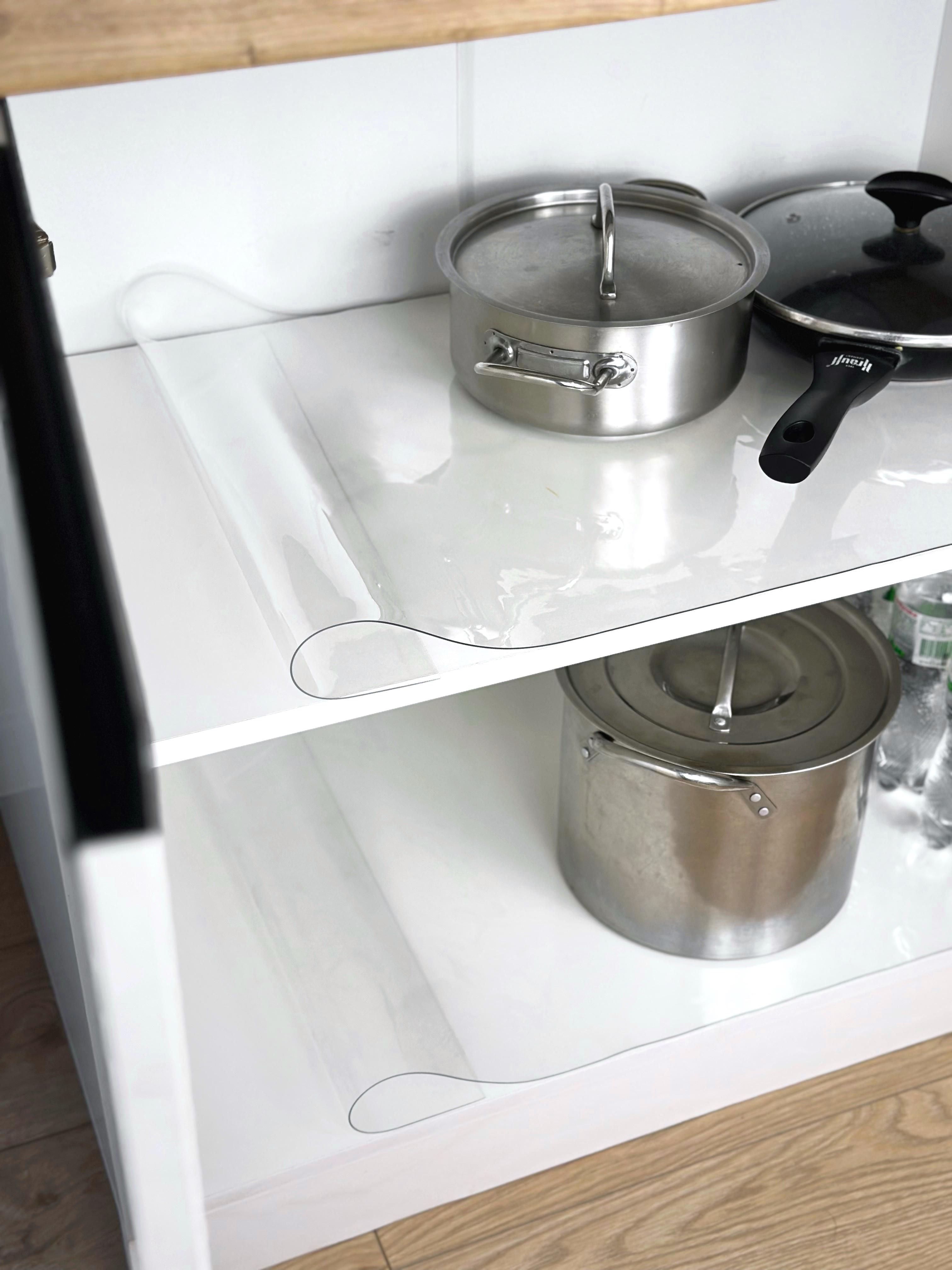 Скатертина силіконова круг Crystal м'яке скло ∅ 105 см/1,5 мм 1500 мікрон (1150-68) - фото 6