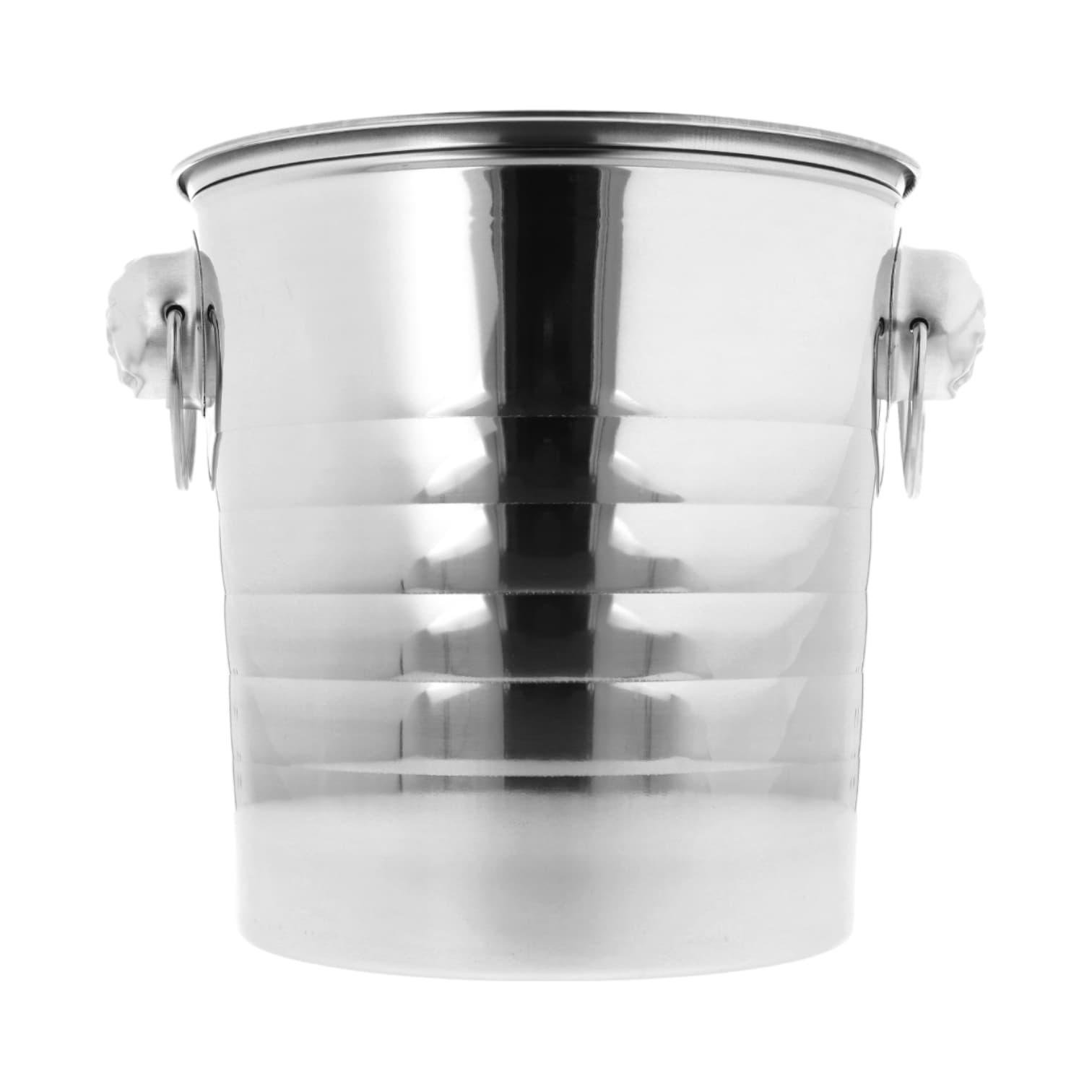 Ведро для льда Olin&Olin для шампанского и вина нержавеющая сталь 3 л Серебристый (IceBucket-3L-sh)