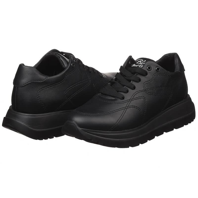 Кроссовки женские BestVak ЖС16-01 кожа р. 38 Черный (03319)