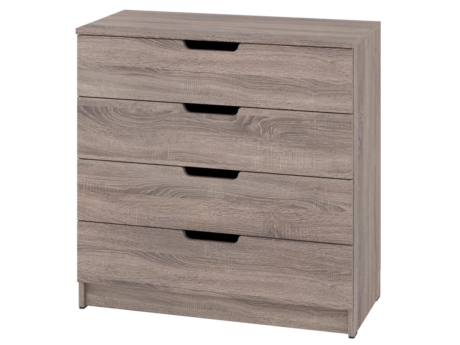 Комод с ящиками PEHOTIN ЭКО К-4 ДСП 80х38х80 см Трюфель (PN-100546)