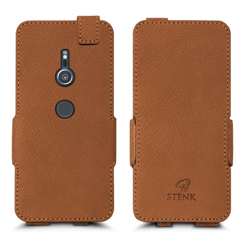 Чехол флип Stenk Prime для Sony Xperia XZ2 Camel (62651)