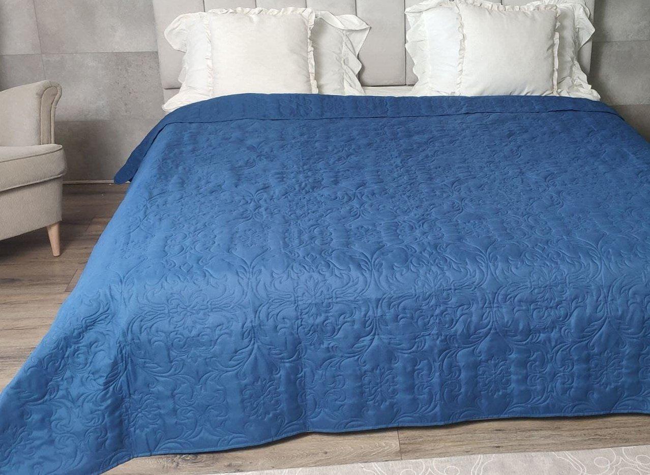 Покривало ТЕП Vintage арабська ніч 220х240/50х70 2 шт. Темно-синій (55341) Покривало ТЕП Vintage арабська ніч 220х240/50х70 2 шт. Темно-синій (55341)