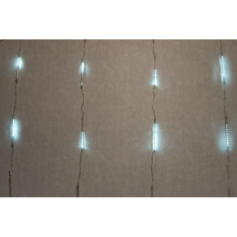 Гирлянда занавес снегопад 1,5x1,5 м 360LED белый IP44 (650187)
