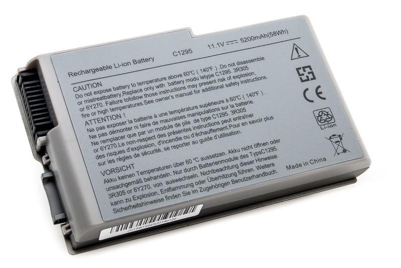 Аккумулятор Power для ноутбуков DELL Latitude D600 C1295 DE D600 3S2P 11,1V 5200mAh