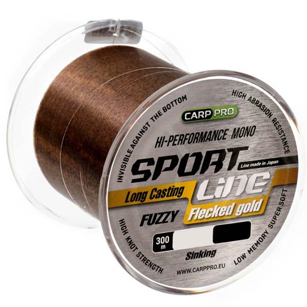 Волосінь Carp PRO Sport Line Flecked 300 м 0,286 мм Gold (CP2303-0286)