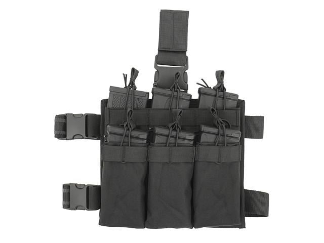 Панель для ноги на 6 магазинов M4/Ar-15 Черный Панель для ноги на 6 магазинов M4/Ar-15 Черный