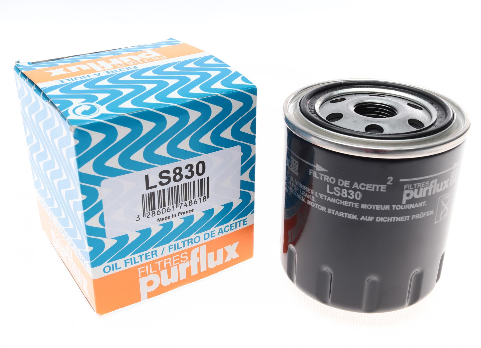 Фильтр масляный PURFLUX для Nissan Primera/Almera/Sunny 1,3-3,0i 70-07- (LS830)
