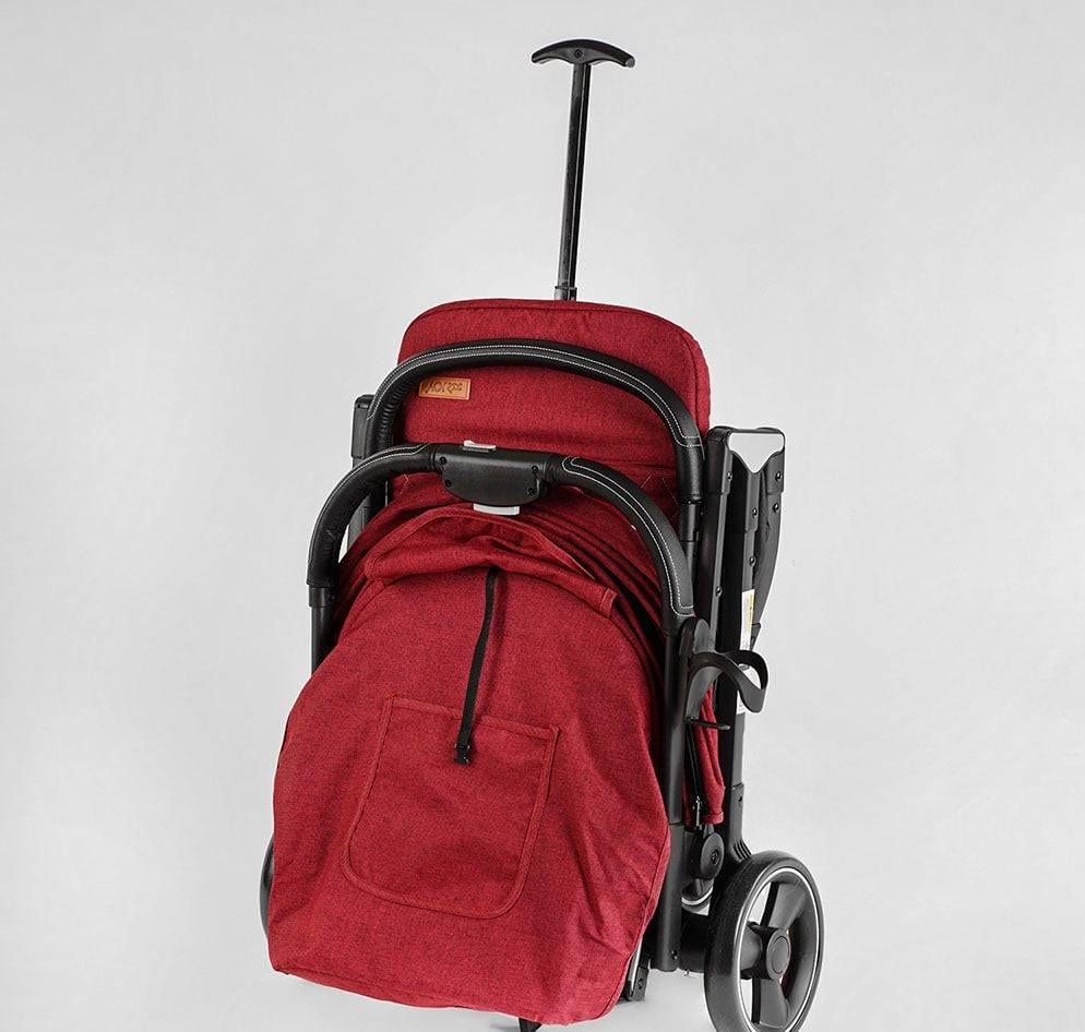 Коляска прогулянкова Joy Comfort L-52304 зі сталевою рамою/футкавером/підсклянником (23868021) - фото 4