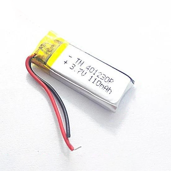 Акумулятор 401230 Li-Pol для Bluetooth гарнітури 110 mAh 3,7 V 1 шт. Сріблястий (13022142110)