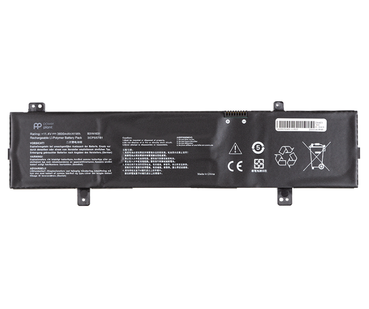 Акумулятор для ноутбука Asus VivoBook 15 X505BA B31N1631 11,4V 3600 mAh (NB431809-PP)