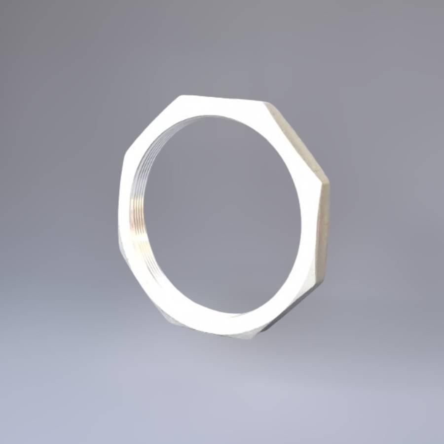 Контргайка нержавіюча різьбова Ду100 4" восьмигранна н/ж сталь AISI304 DIN 431 BSPP Class 150 - фото 7 Контргайка нержавіюча різьбова Ду100 4" восьмигранна н/ж сталь AISI304 DIN 431 BSPP Class 150 - фото 7