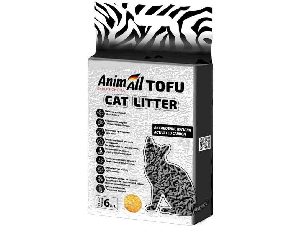 Наполнитель AnimAll TOFU с активированным углем 6 л 2,6 кг (986463) Наполнитель AnimAll TOFU с активированным углем 6 л 2,6 кг (986463)