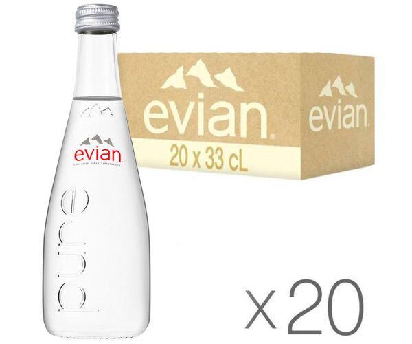 Вода мінеральна негазована Evian скло 0,33 л 20 шт. (18387) - фото 2