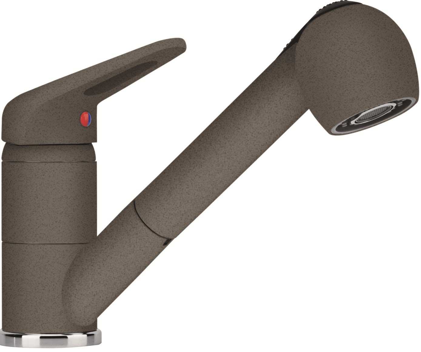 Кухонный смеситель Franke Novara-Plus Pull Out с выдвижным изливом и функцией душа Шторм (115.0470.667) Кухонный смеситель Franke Novara-Plus Pull Out с выдвижным изливом и функцией душа Шторм (115.0470.667)