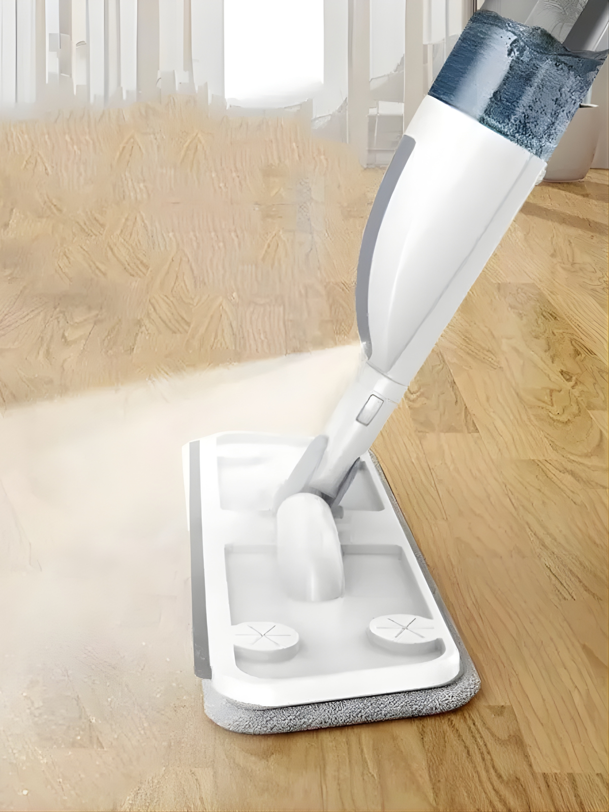 Умная швабра с распылителем воды для влажного Белый (55012821) - фото 8