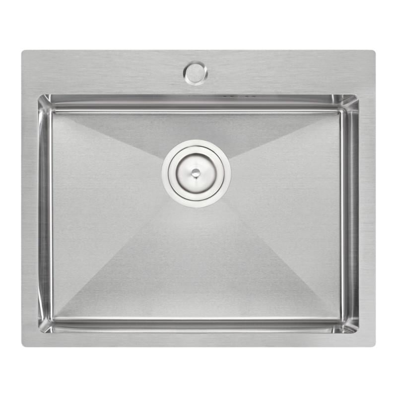 Мойка для кухни Q-tap 6050 QTD605010 600x500 мм матовая 2,7 мм (76782)