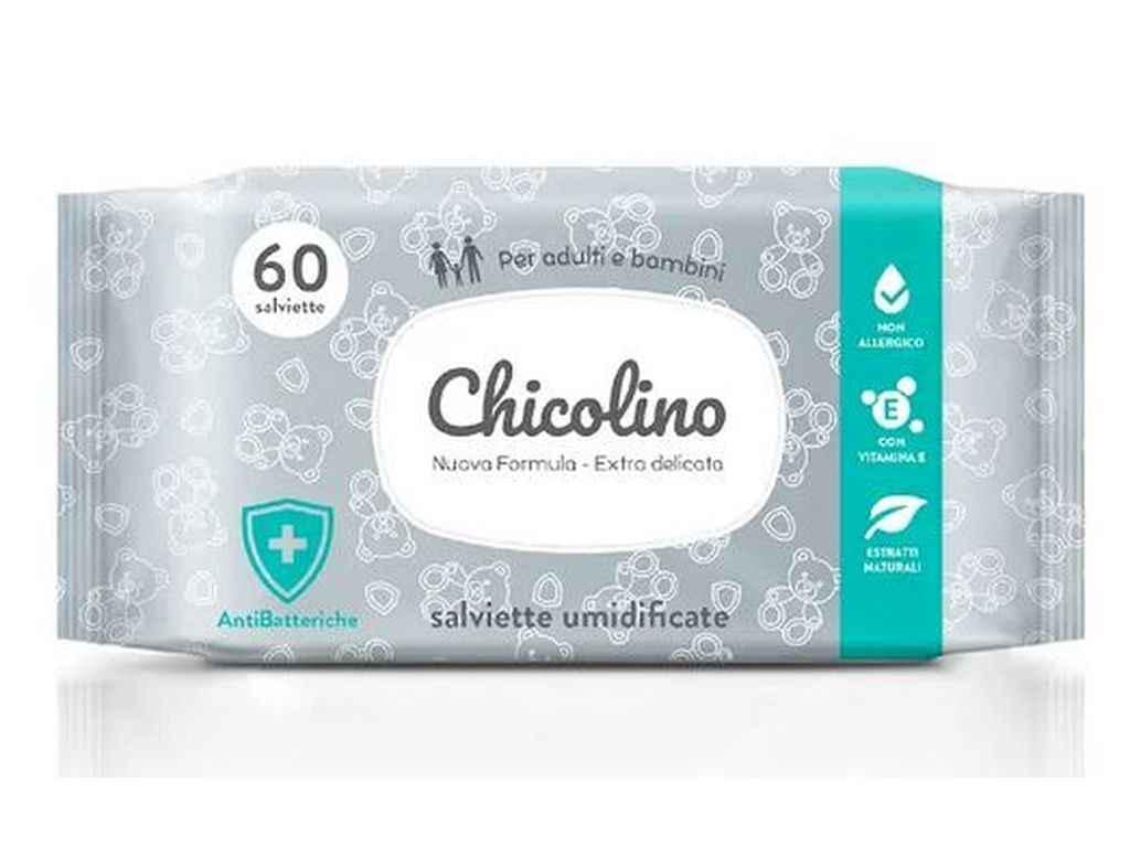 Влажные салфетки Chicolino антибактериальная 60 шт. (881275)