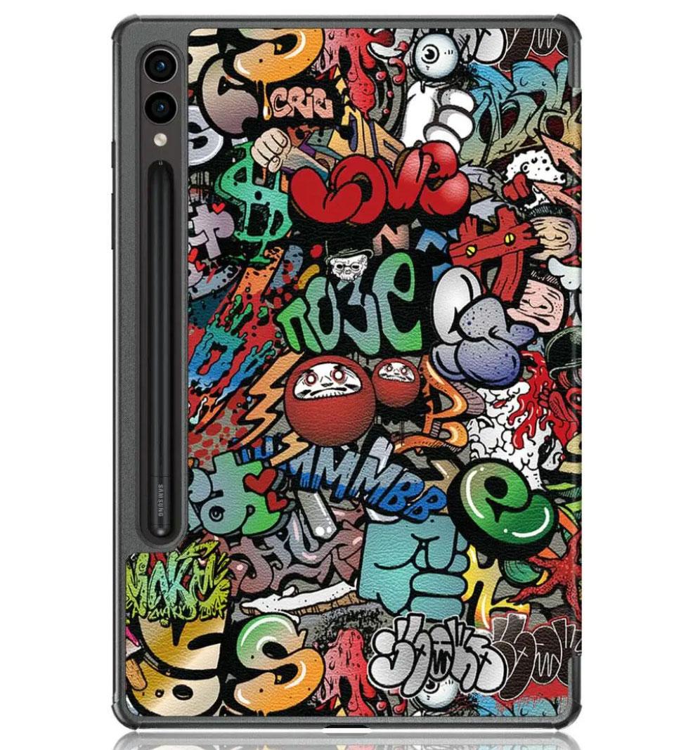 Чехол Primolux Slim для планшета Samsung Galaxy Tab S10 Plus 12,4" SM-X826 Graffiti (2393048280) - фото 2